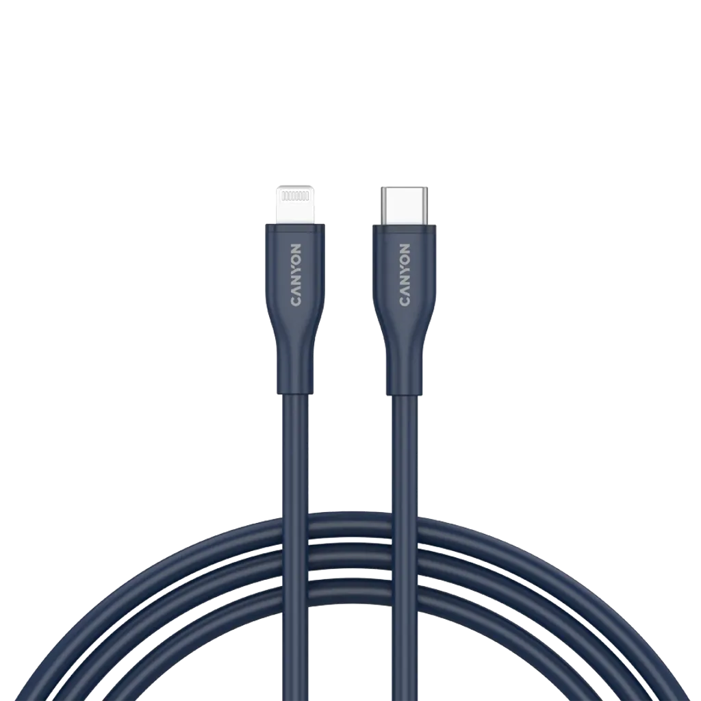 USB-C to Lightning Cable (Silicone, USB 2.0, 1m)