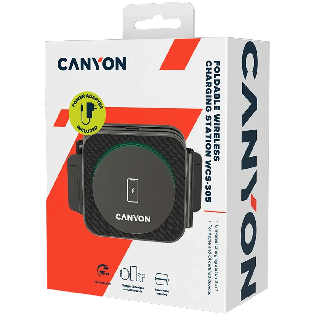 Сгъваема 3-in-1 безжичнa зарядна станция WS-305 - Photo 9