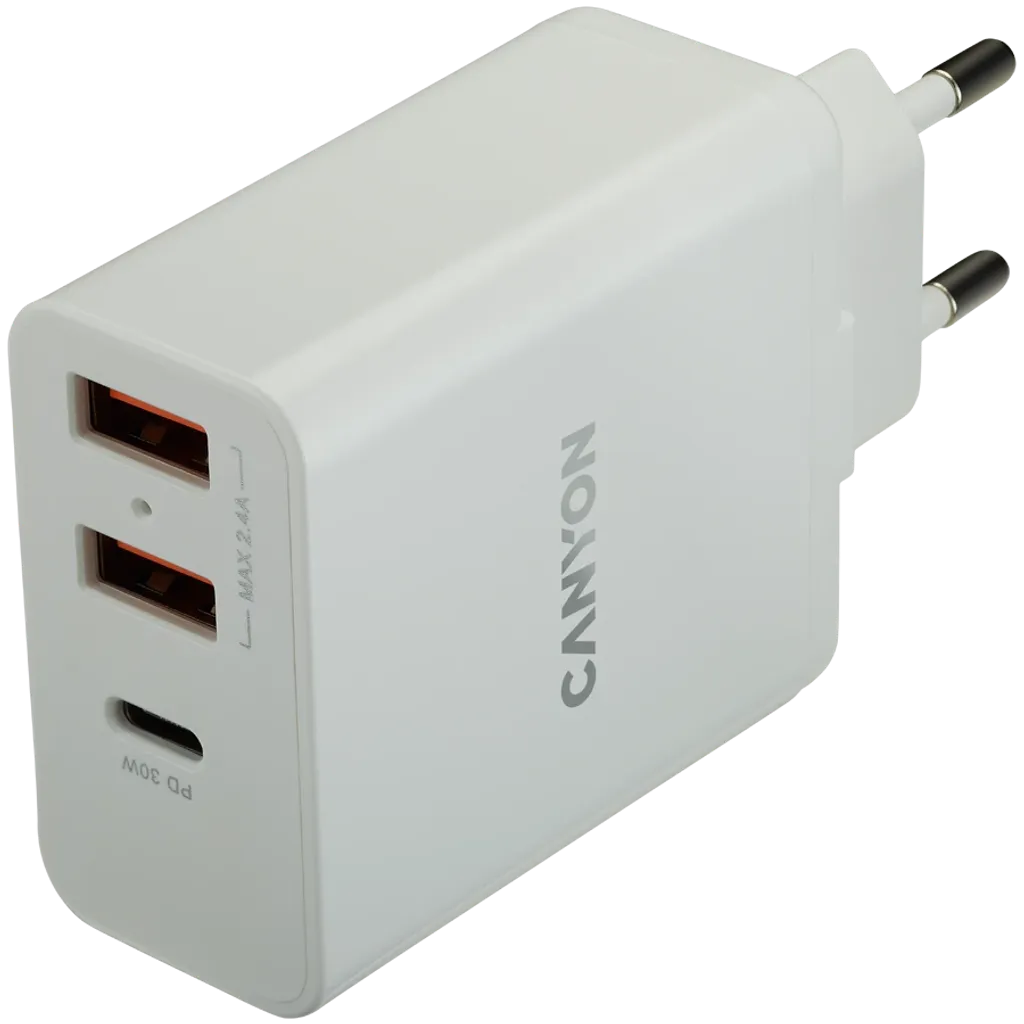 Powerful Technology Multi-USB Wall Charger, 2.4A H-08
