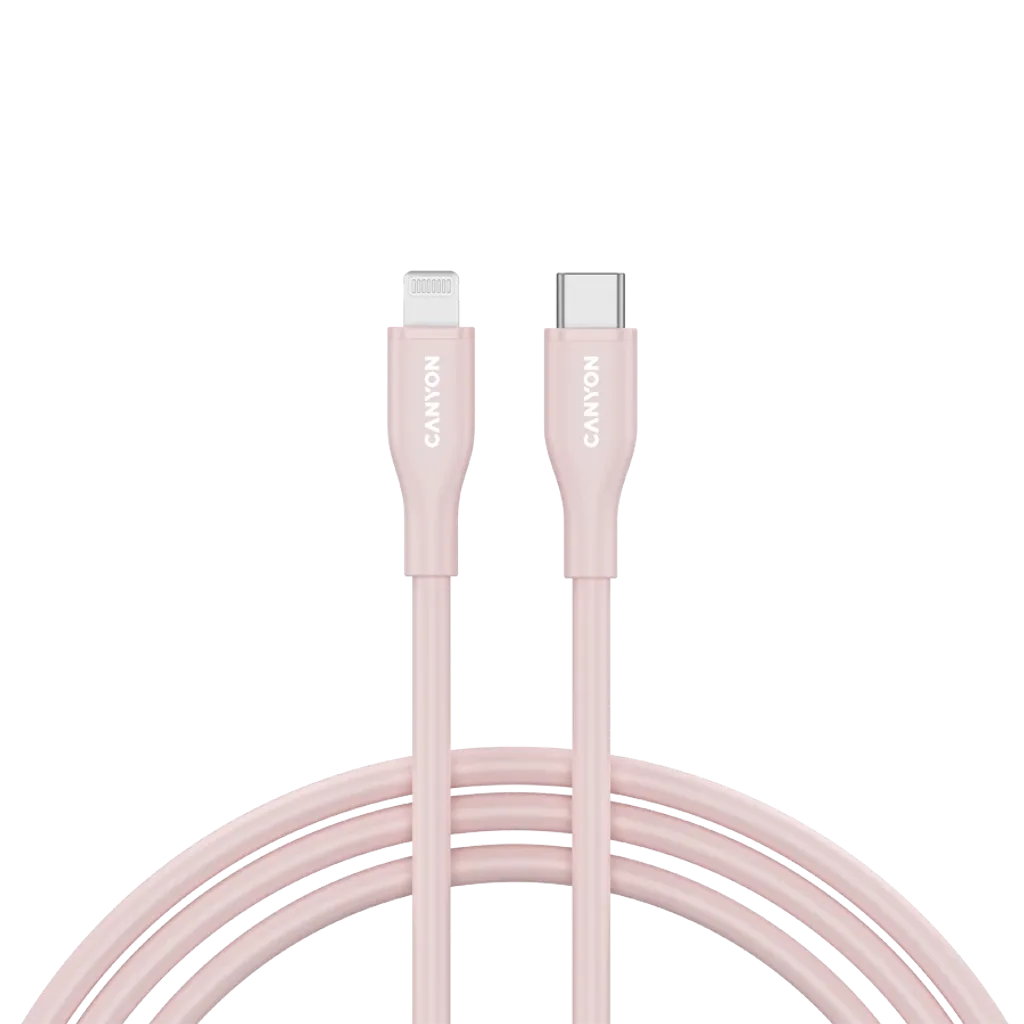 USB-C to Lightning Cable (Silicone, USB 2.0, 1m)
