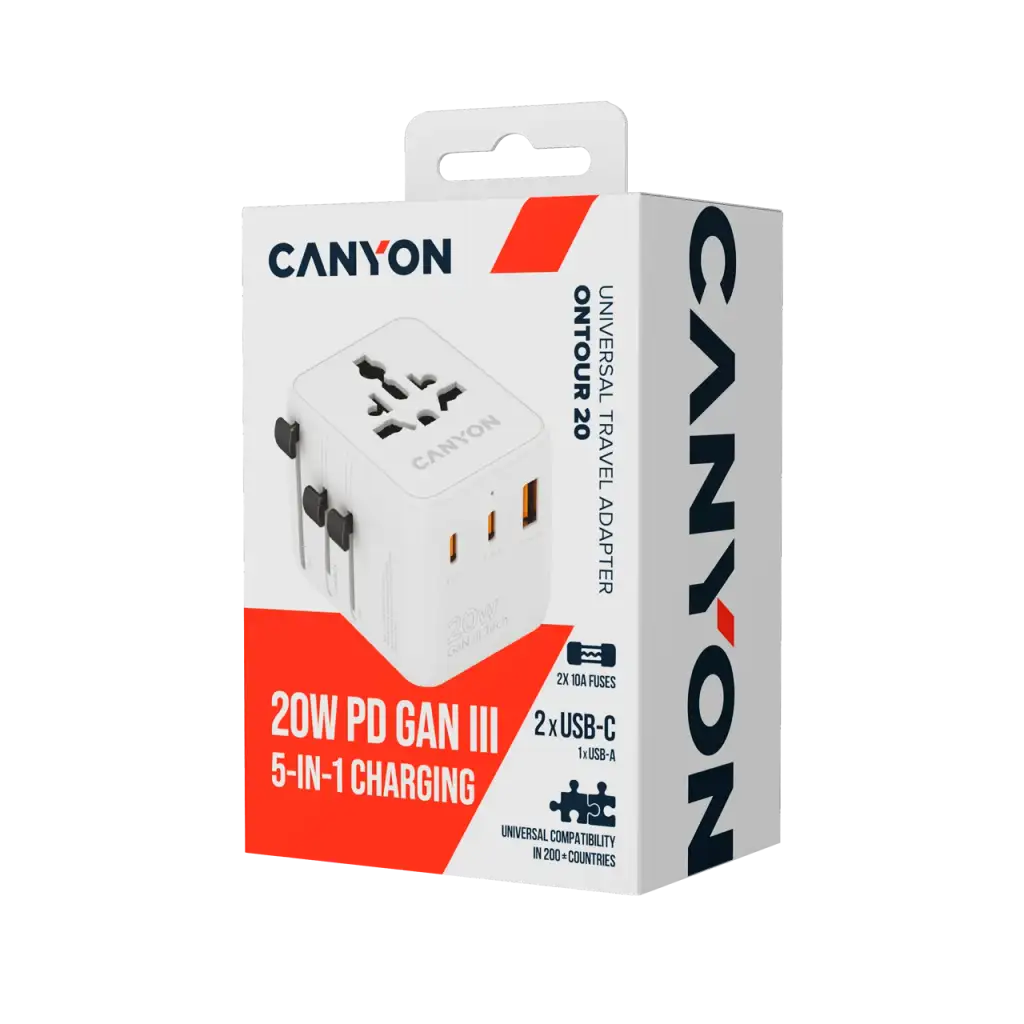 Universal Travel Adapter OnTour 20 - Photo 6