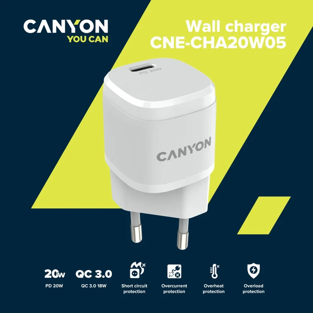 USB-C PD Mini Wall Charger H-20-05 - Photo 5