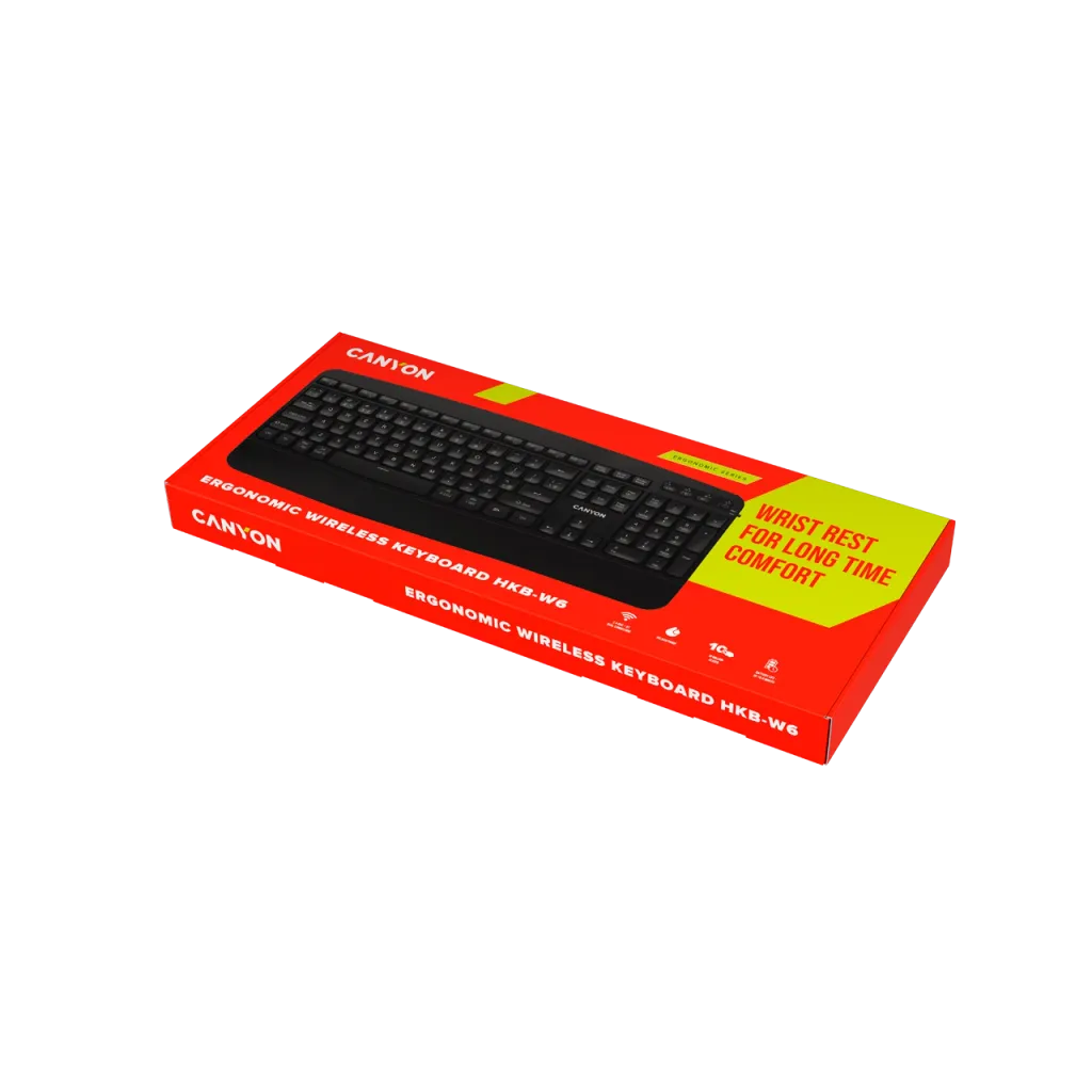 Ергономична безжична клавиатура HKB-W6 - Photo 5