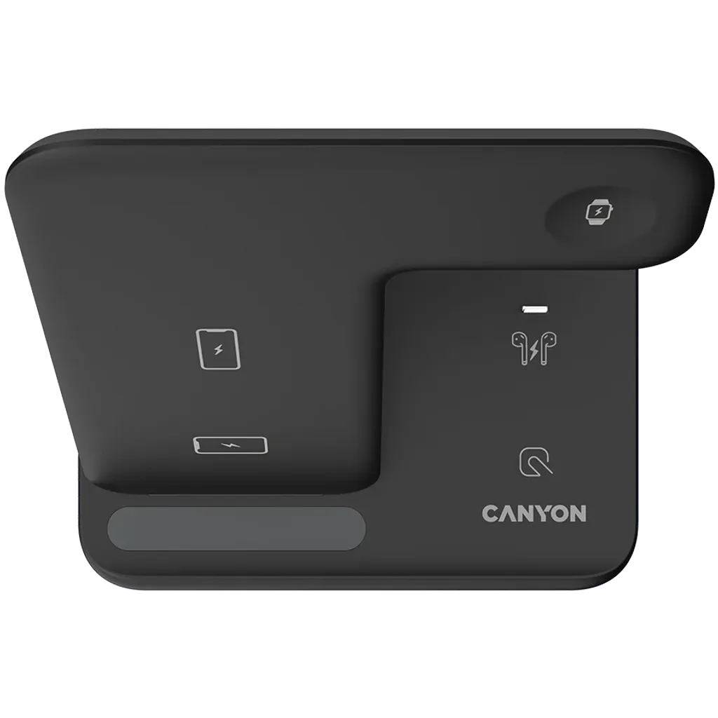 Stație de încărcare wireless 3-în-1 pentru gadget-uri care acceptă tehnologia QI WS-302 - Photo 3