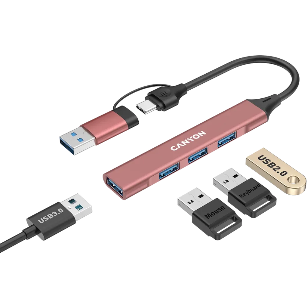USB-C Hub 4 Θυρών DS-02 - Photo 6