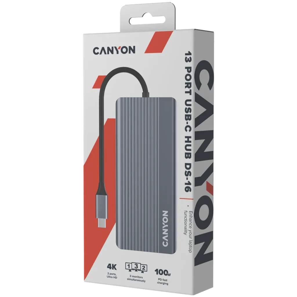 13 portový USB-C HUB DS-16 - Photo 7