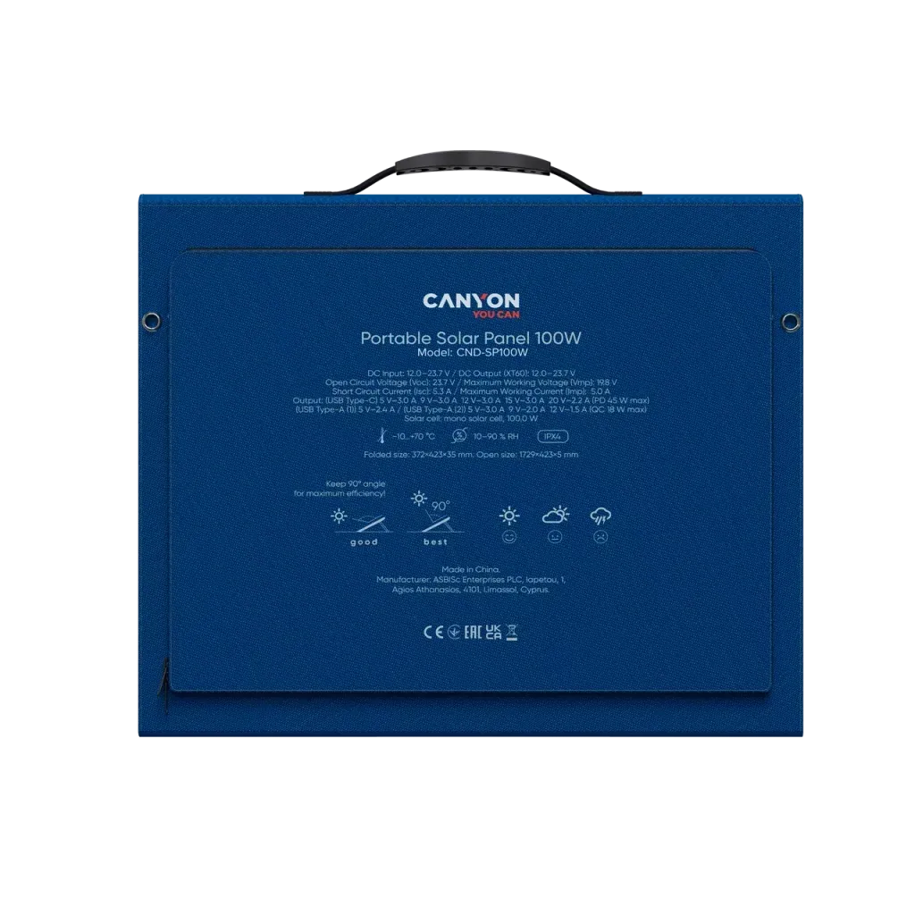 Складная солнечная панель SP100W - Photo 9