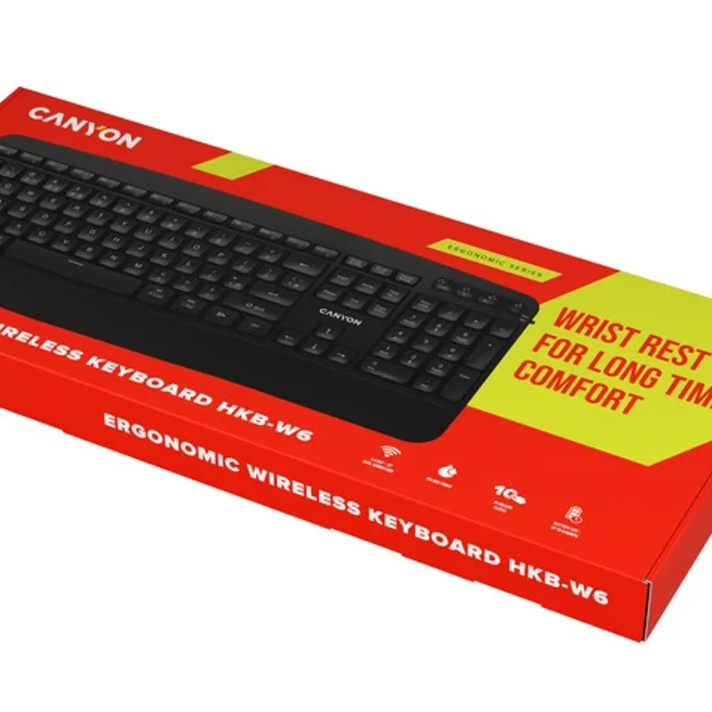 Ergonomic Wireless Keyboard HKB-W6 - Photo 5