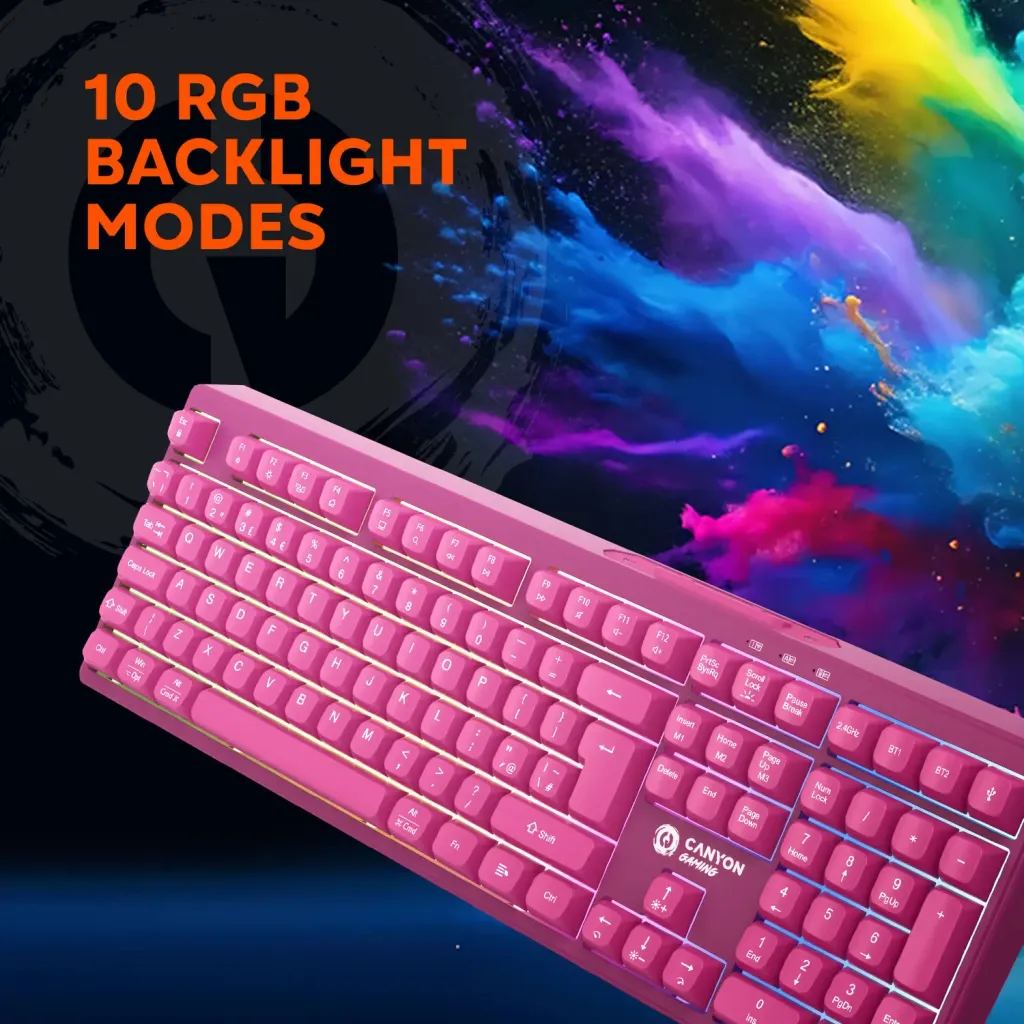 Wireless Membrane Keyboard Fortnax GKW-2 - Photo 12