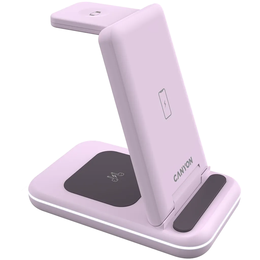 Bezdrátová nabíjecí stanice 3v1 WS-304 - Photo 4