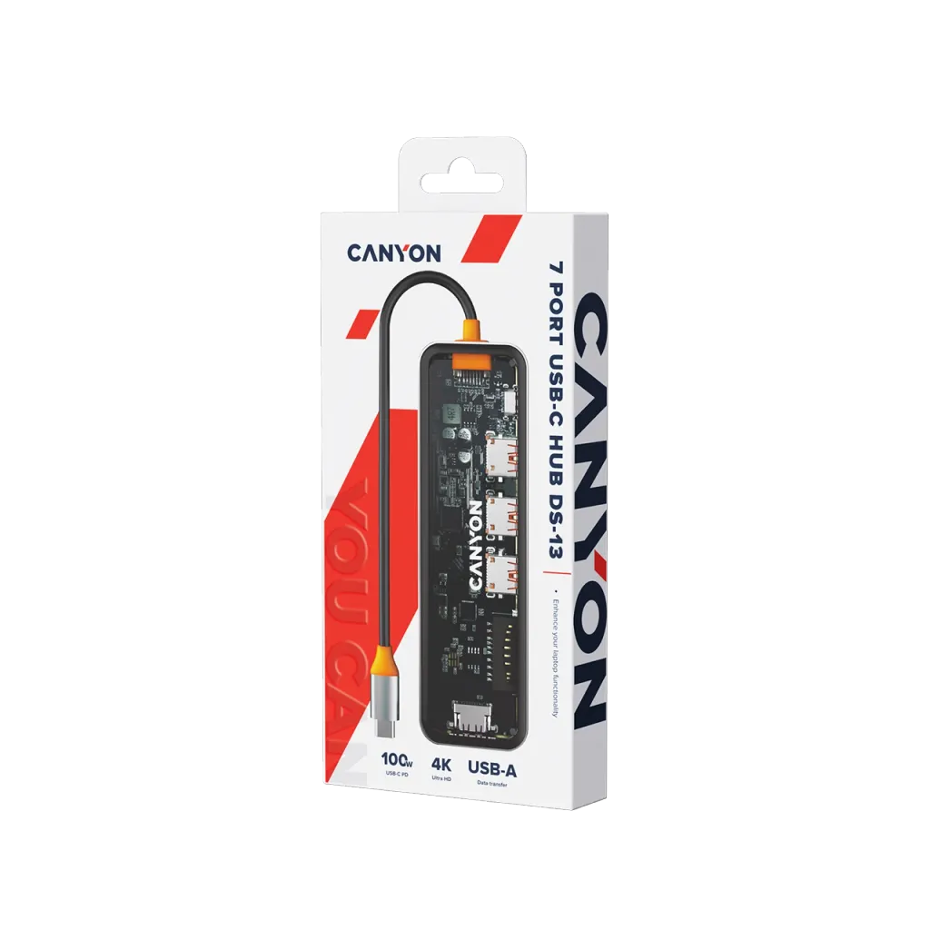 7 PORT USB-C HUB DS-13 - Photo 7