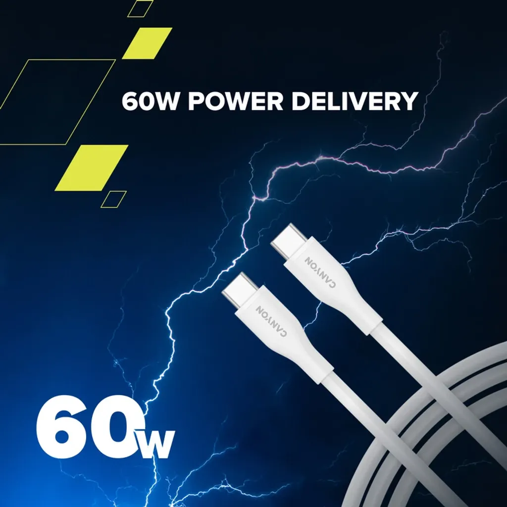 USB-C - USB-C Cable CC60SC10 (Silicone, USB 2.0, 1m) - Photo 6