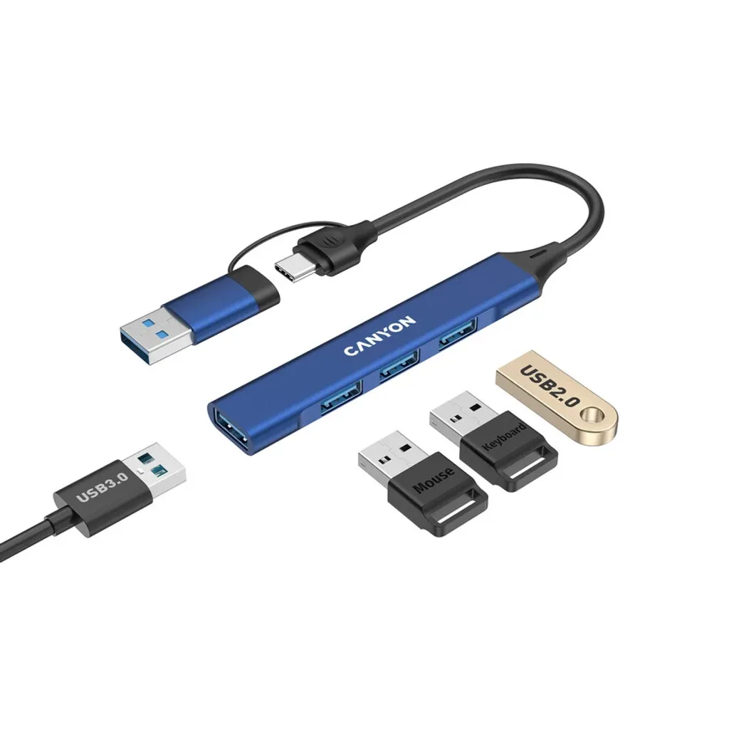 4 Port USB-C Hub DS-02 - Photo 3