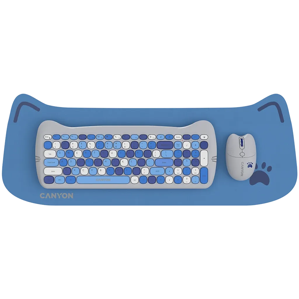 Wireless combo HSET-W6 Kitty Edition