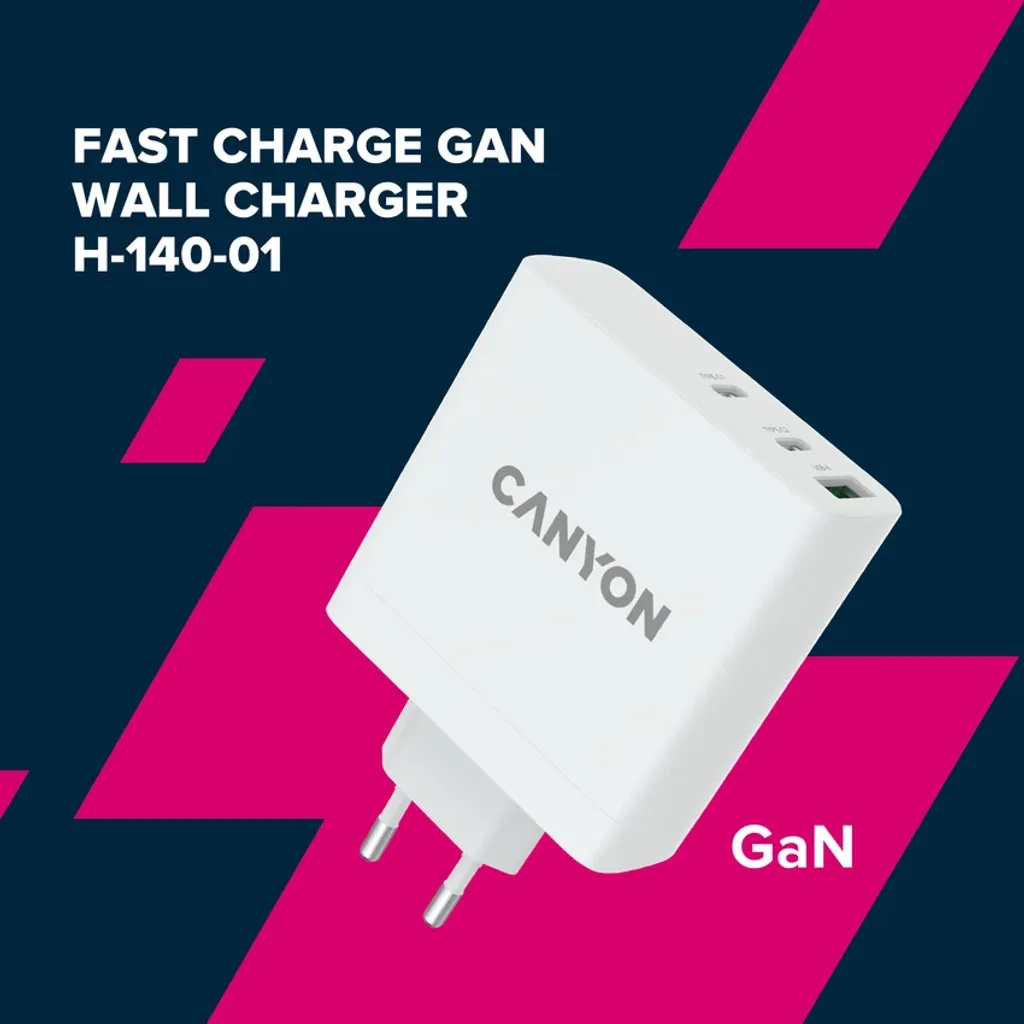 Fast Charge GaN Wall Charger H-140-01 - Photo 6