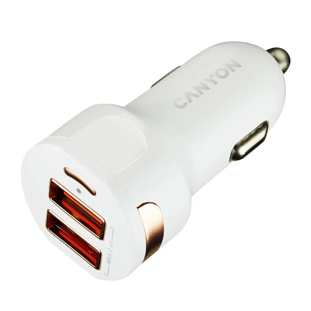 Dual USB Car Charger, 2.4A C-04