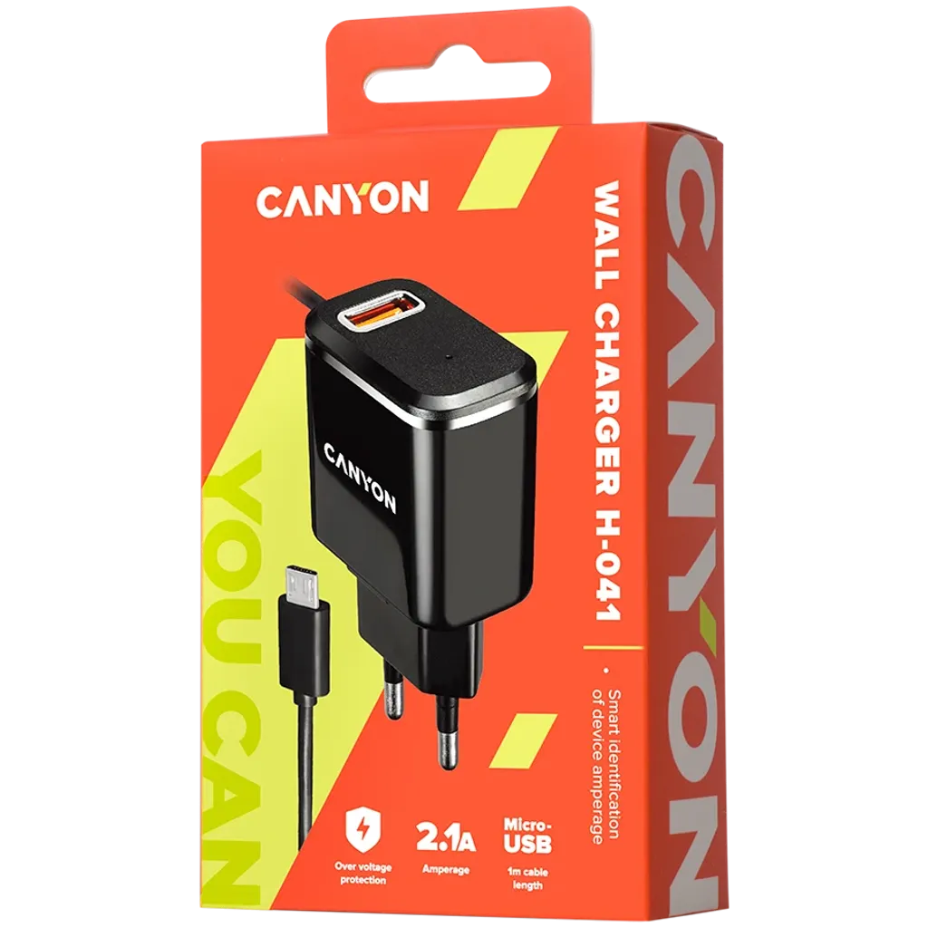 Smart & Safe Single-USB Wall Charger H-041 - Photo 4