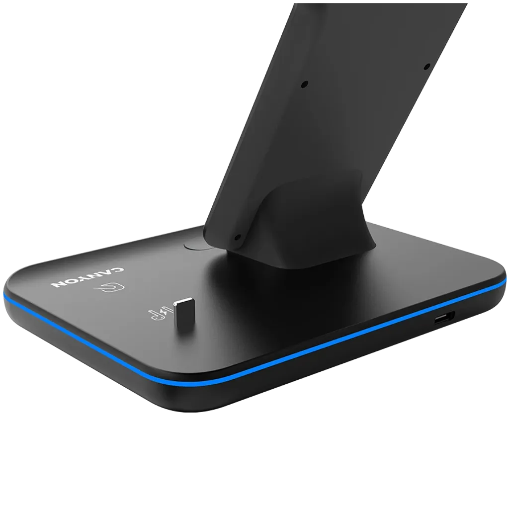 Stație de încărcare wireless 3-în-1 pentru gadget-uri care acceptă tehnologia QI WS-302 - Photo 4