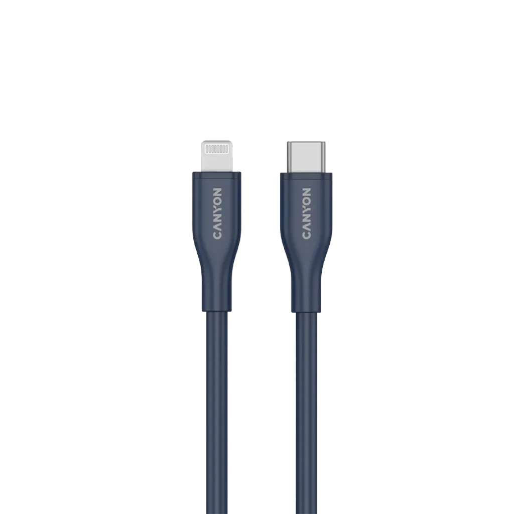 USB-C to Lightning Cable (Silicone, USB 2.0, 1m) - Photo 2
