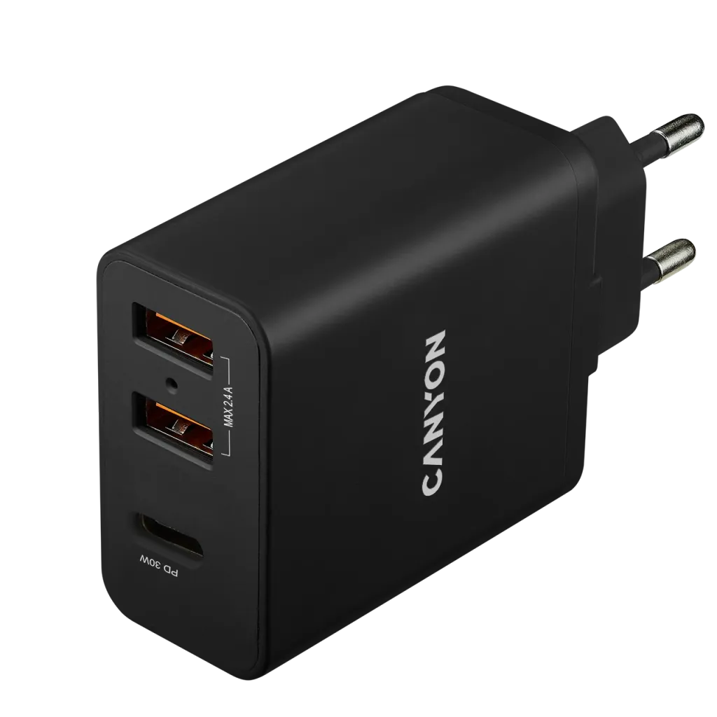 Powerful Technology Multi-USB Wall Charger, 2.4A H-08