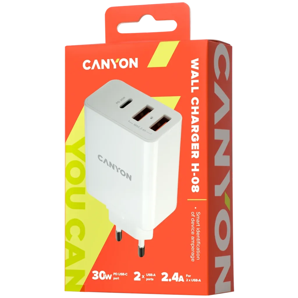 Powerful Technology Multi-USB Wall Charger, 2.4A H-08 - Photo 3