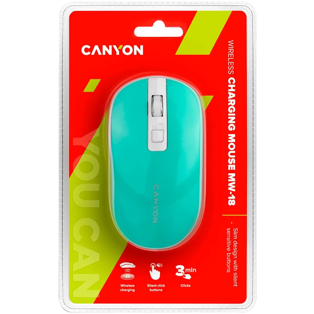 Wireless rechargeable mouse with silent buttons MW-18 - Photo 5