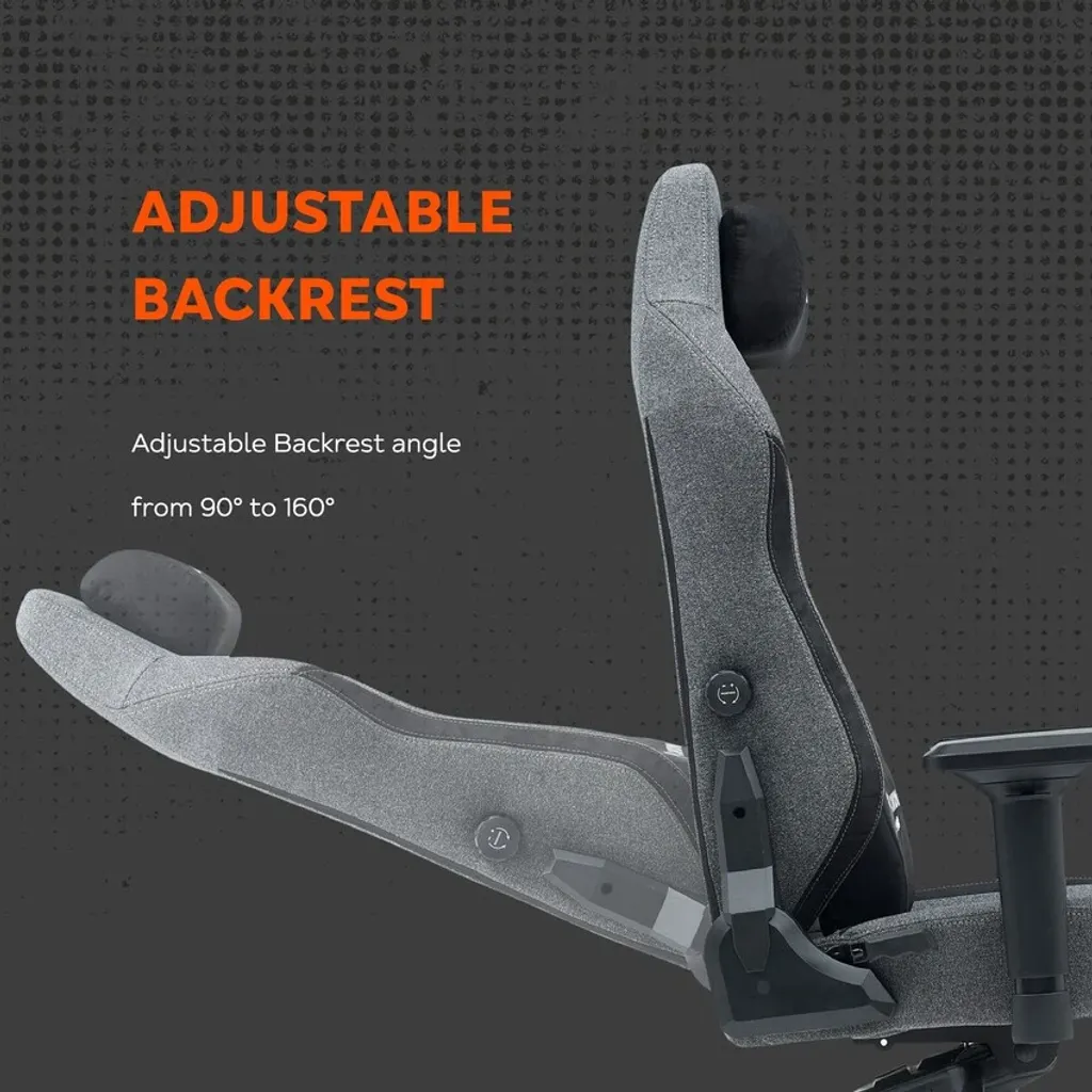 Fabric XL-Size Gaming Chair Boulder XLCH01 - Photo 21