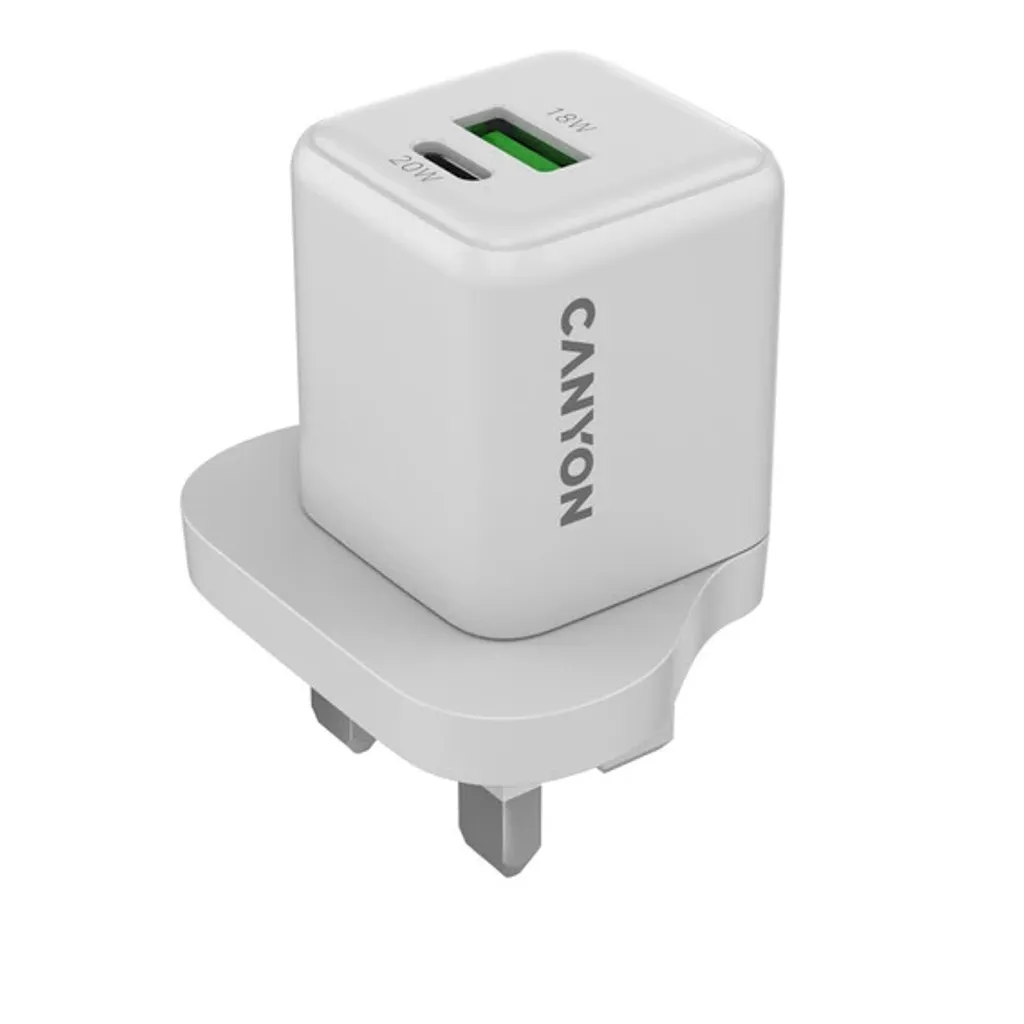 GaN мережевий зарядний пристрій  CU20AC-UK