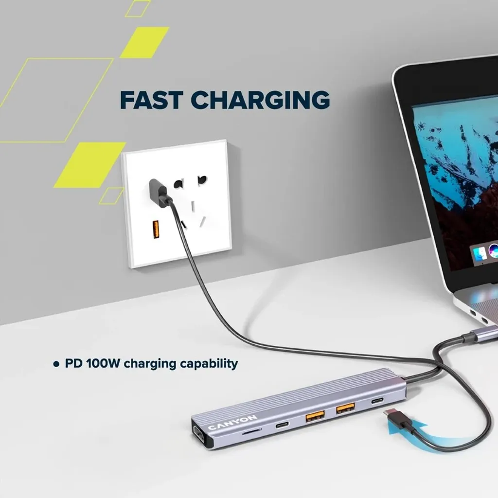 6portový USB-C HUB DS-17 - Photo 8