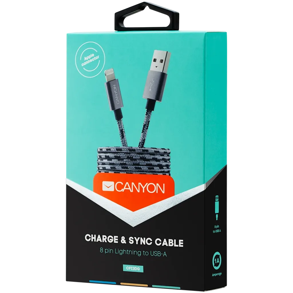 Lightning 8-pin – USB-кабель для Iphone в оплетке CFI-3 - Photo 4