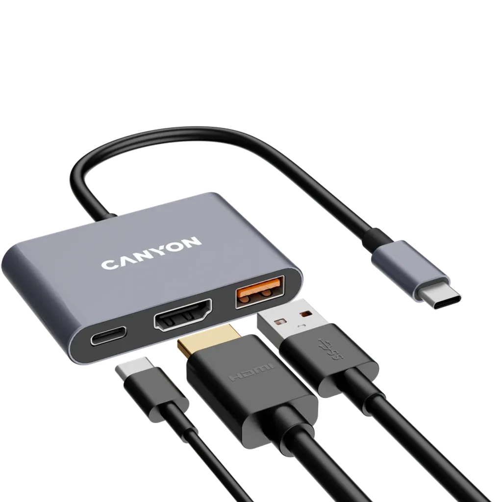 USB-C Hub 3 Θυρών DS-4 - Photo 5