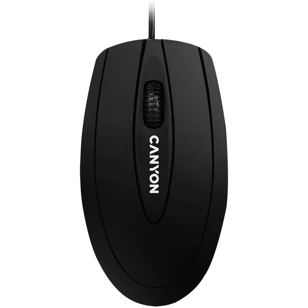 Ratón negro simple CM-1