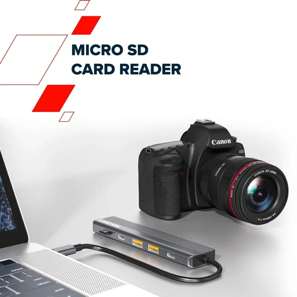 6 Ports USB-C HUB DS-17 - Photo 12