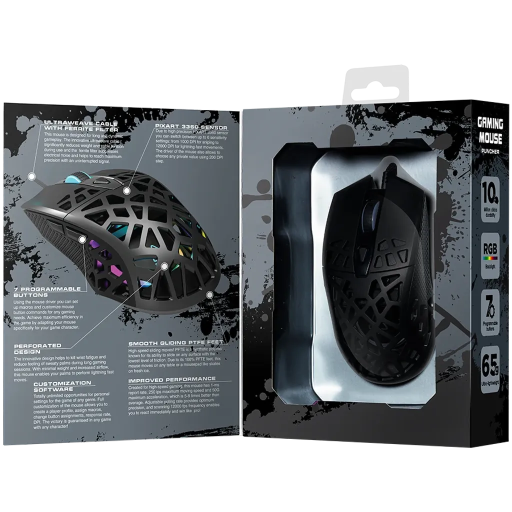 Herná myš Puncher GM-20 - Photo 5