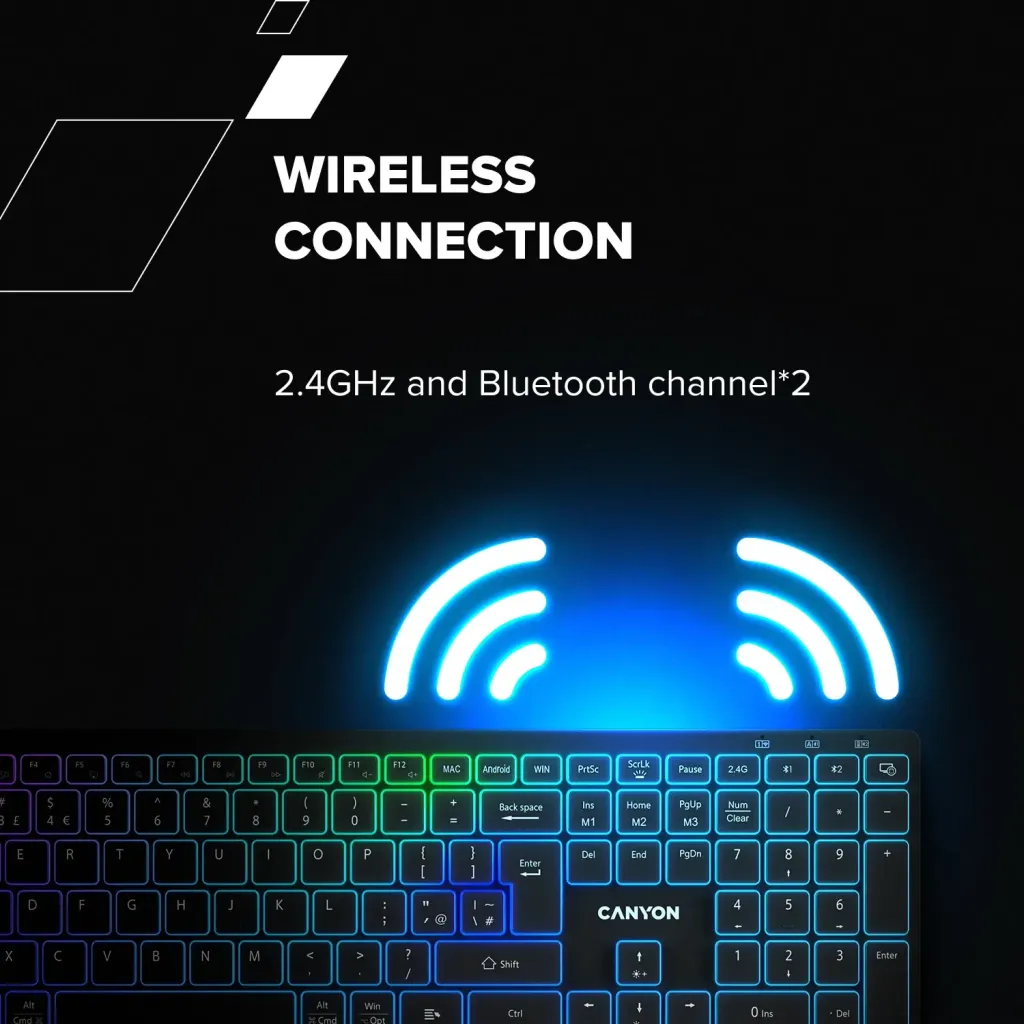 Bezdrôtová klávesnica HKB-W11 - Photo 9