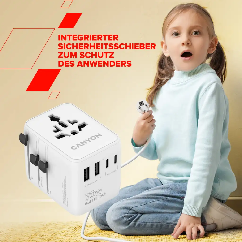 Universal Travel Adapter OnTour 70 - Photo 11