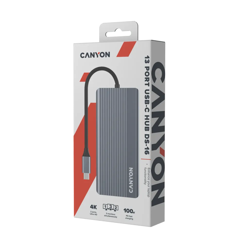 13 Port USB-C HUB DS-16 - Photo 7