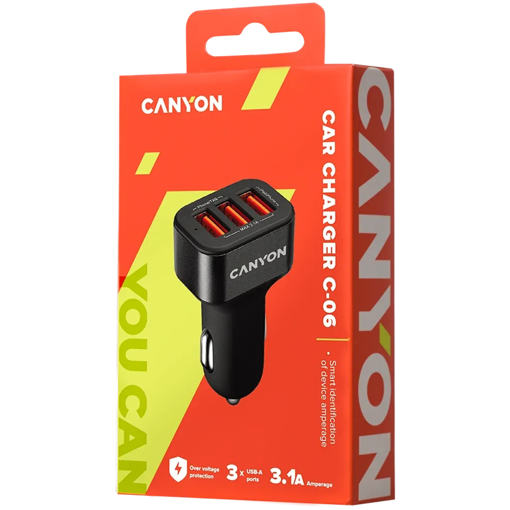 Triple USB Car Charger, 3.1A C-06 - Photo 4