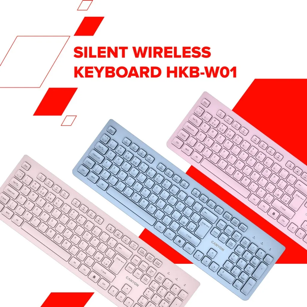 Silent Wireless Keyboard HKB-W01 - Photo 7
