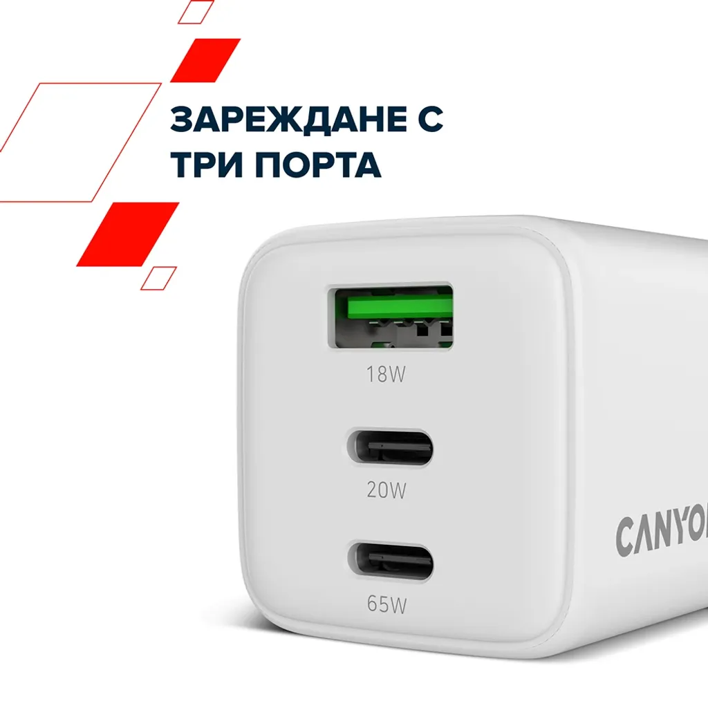 Захранващ адаптер за контакт OnCharge 65CU - Photo 11