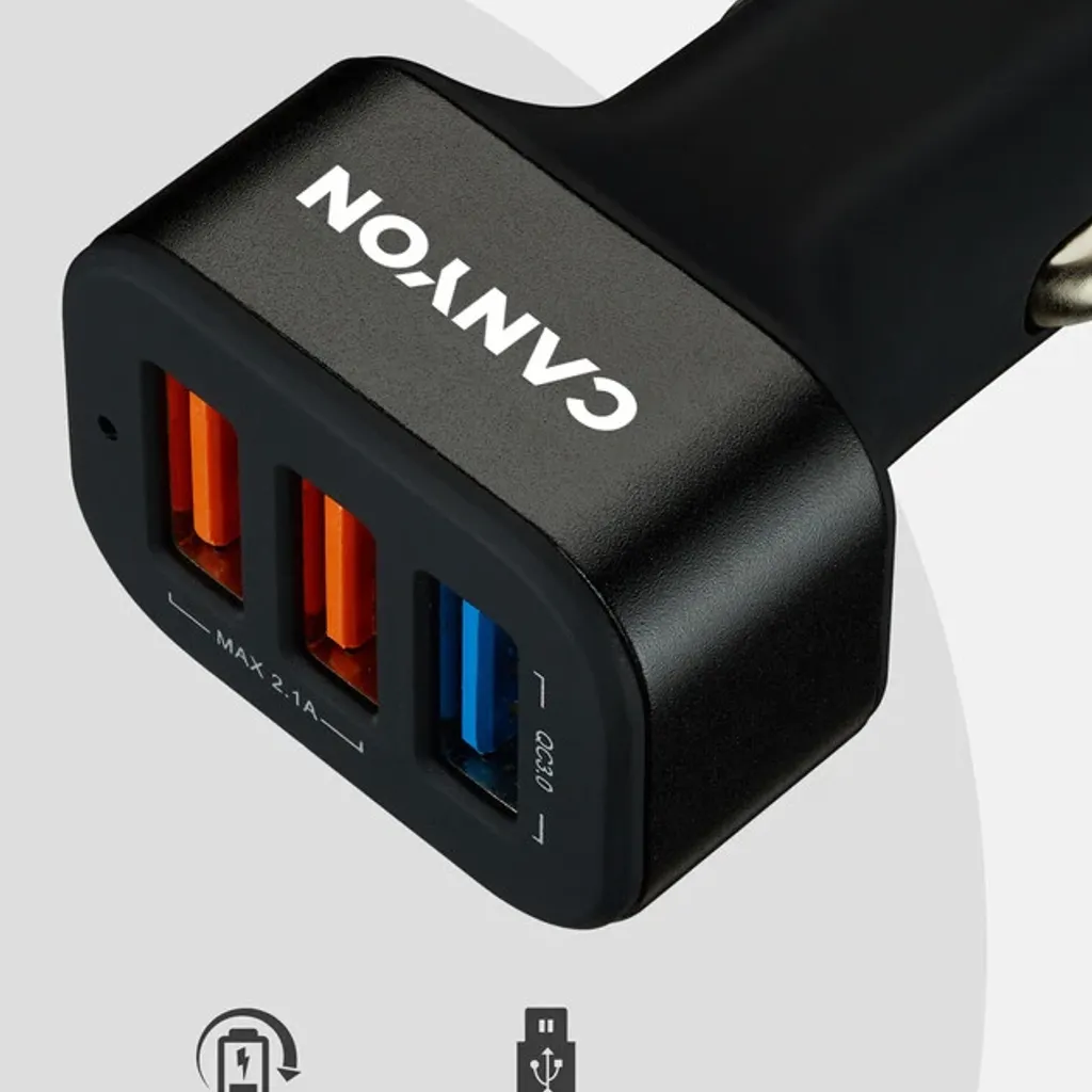 Triple USB Car Charger, 2.1 A C-07 - Photo 5