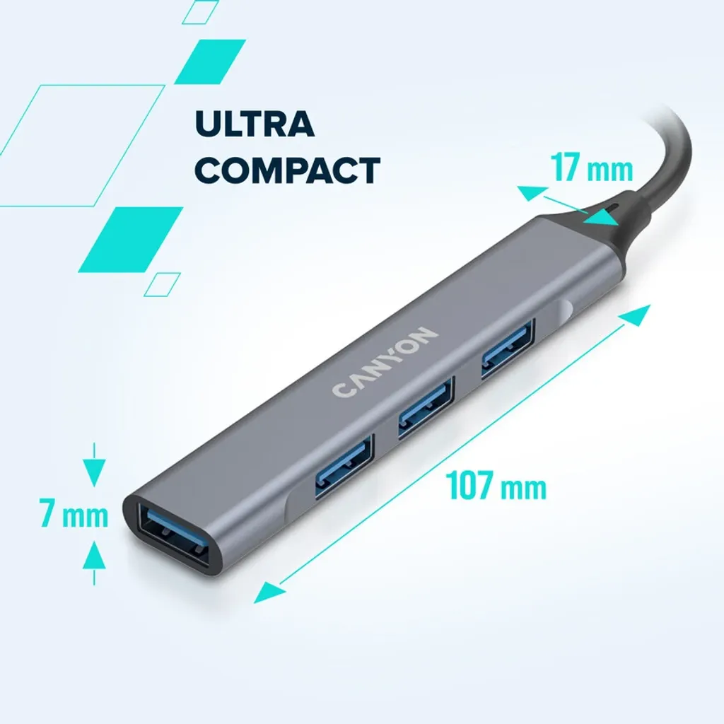 4 Port USB-C Hub DS-02 - Photo 12