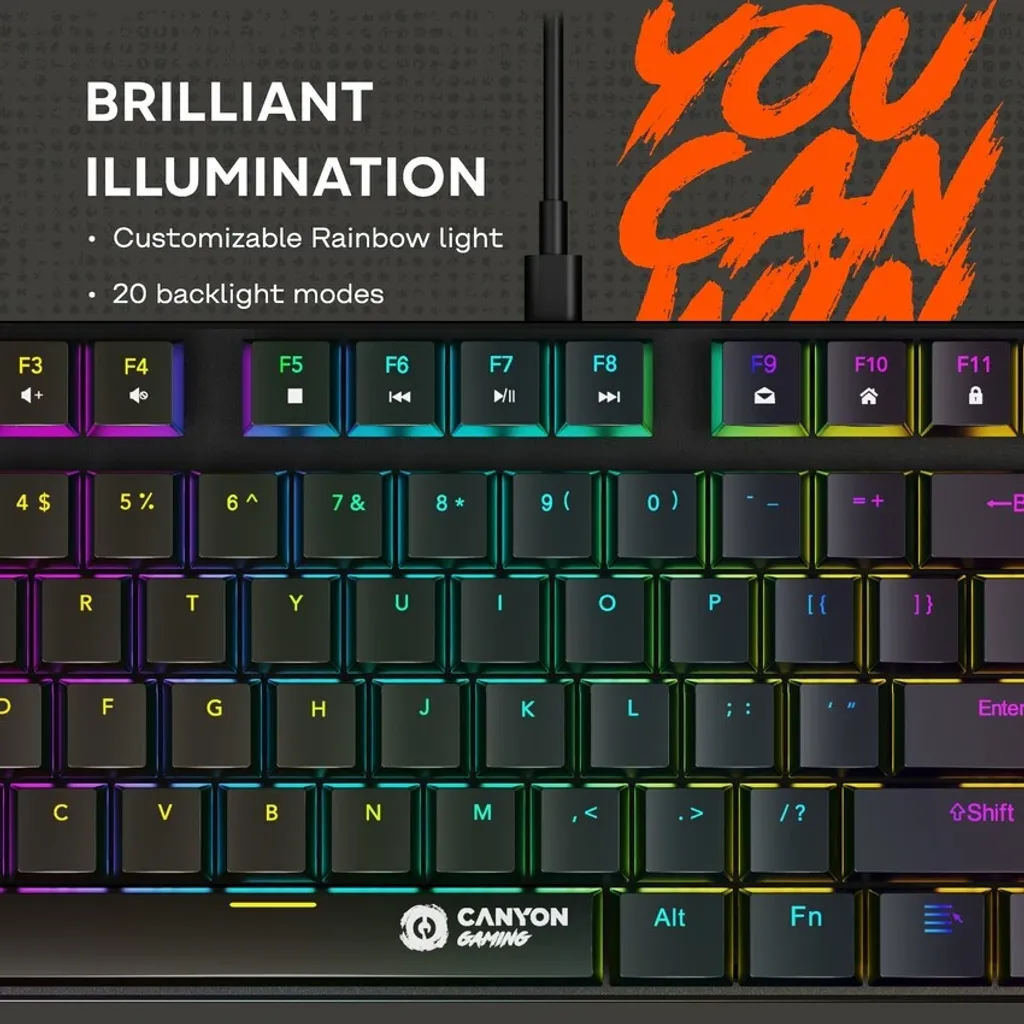 Игровая клавиатура Cometstrike TKL GK-50 - Photo 9