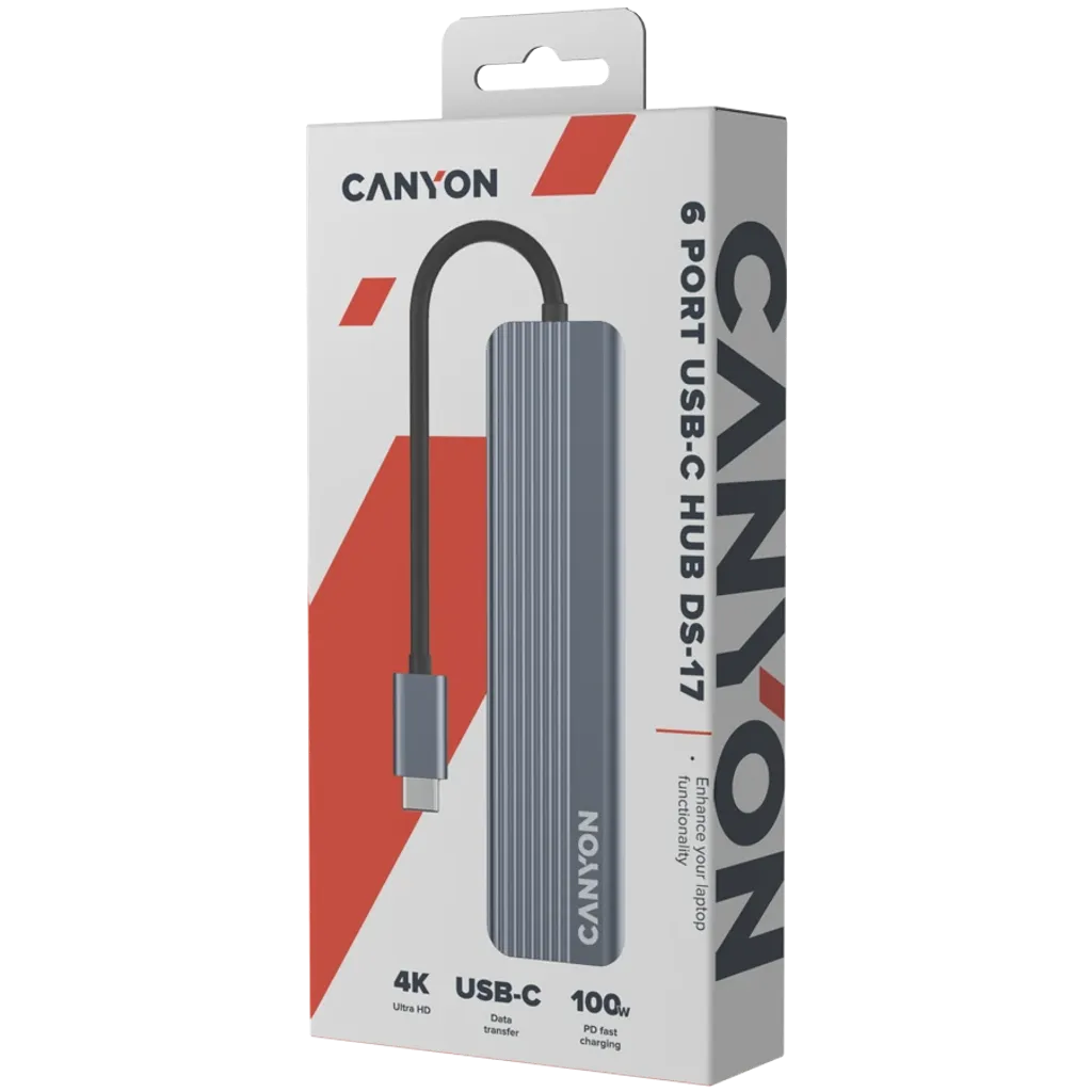 Hub USB-C de 6 Puertos DS-17 - Photo 7