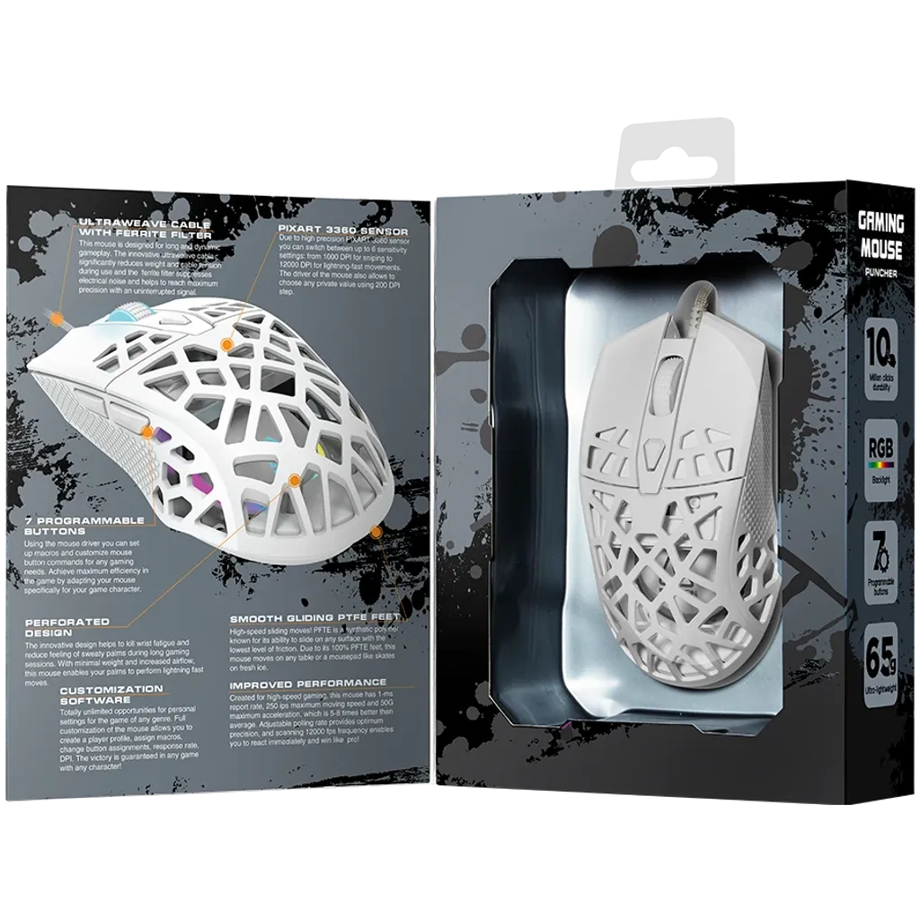 Herná myš Puncher GM-20 - Photo 5