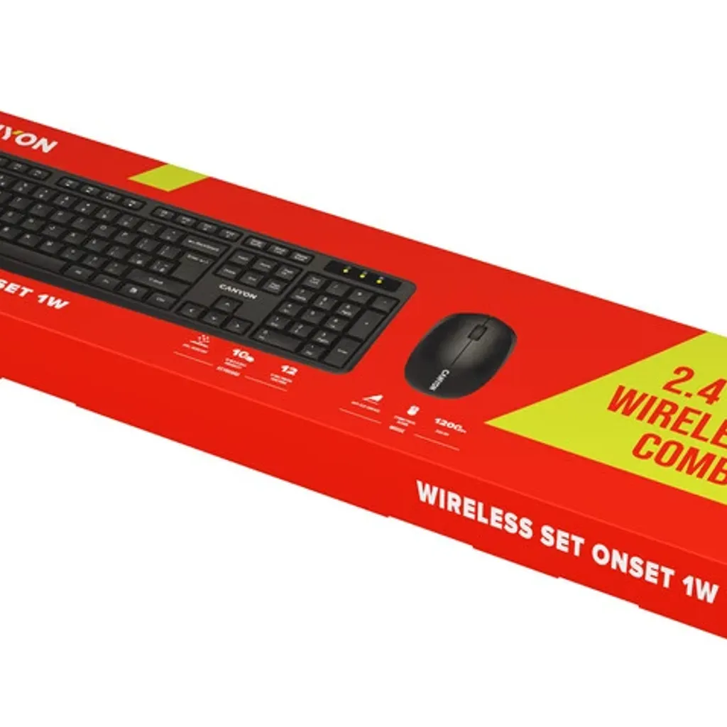 Bezdrátový set klávesnice a myši SET-W01 - Photo 4