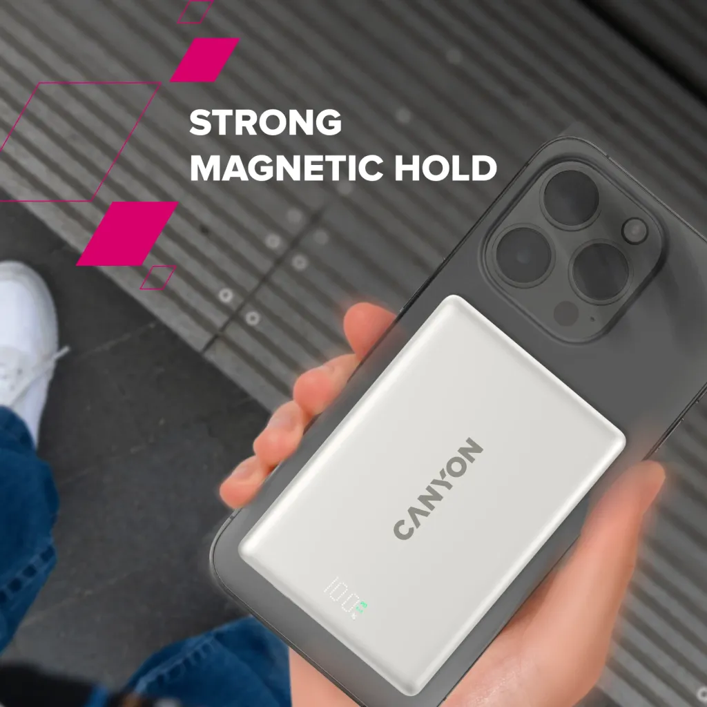 Model Power 511 Magnetic Wireless Power Bank OnPower 511 - CANYON Nigeria