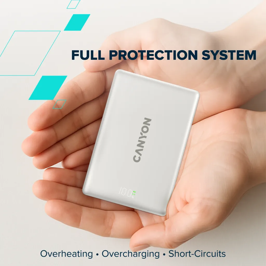 Model Power 511 Magnetic Wireless Power Bank OnPower 511 - CANYON Nigeria