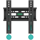 ONKRON Fixed TV Wall Mount for 17 to 43-inch Flat Panel TVs Digital Panels 30 kg, Black