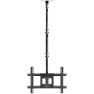 ONKRON Ceiling TV Mount Bracket Height Adjustable for 32 to 80 Inch LED LCD TVs, Black